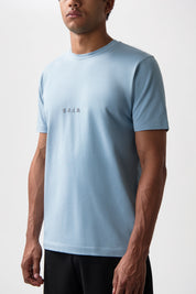 LOGO SLIM T-SHIRT-ARONA BLUE