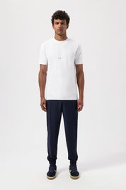 LOGO SLIM T-SHIRT-BRIGHT WHITE