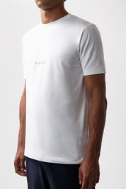 LOGO SLIM T-SHIRT-BRIGHT WHITE