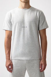 LOGO T-SHIRT-LT GREY MELANGE