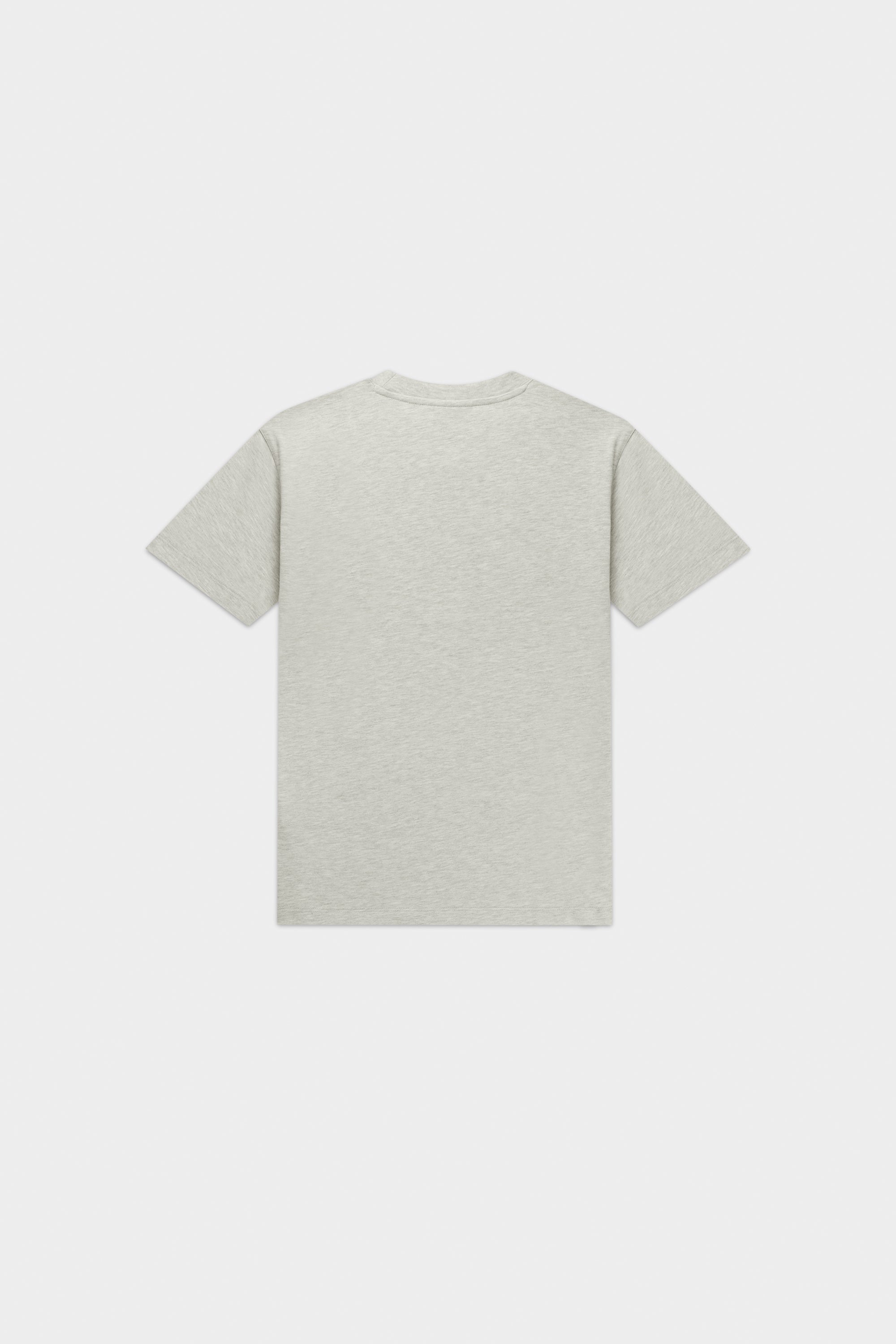 LOGO T-SHIRT-LT GREY MELANGE