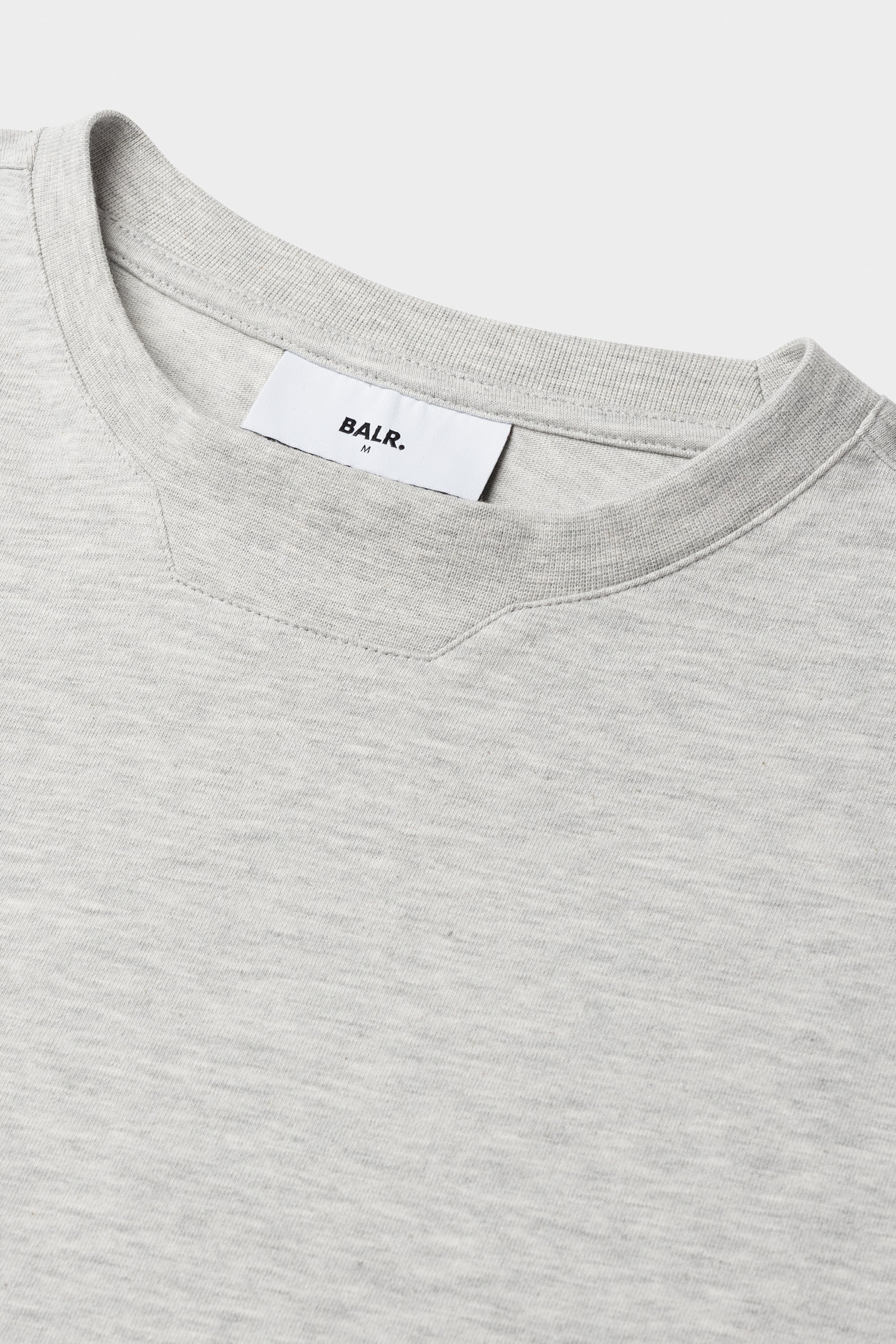 LOGO T-SHIRT-LT GREY MELANGE