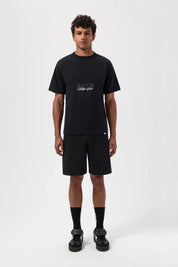 SCRIPT T-SHIRT-JET BLACK