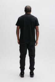 HEX-SERIES MERCERIZED T-SHIRT - JET BLACK