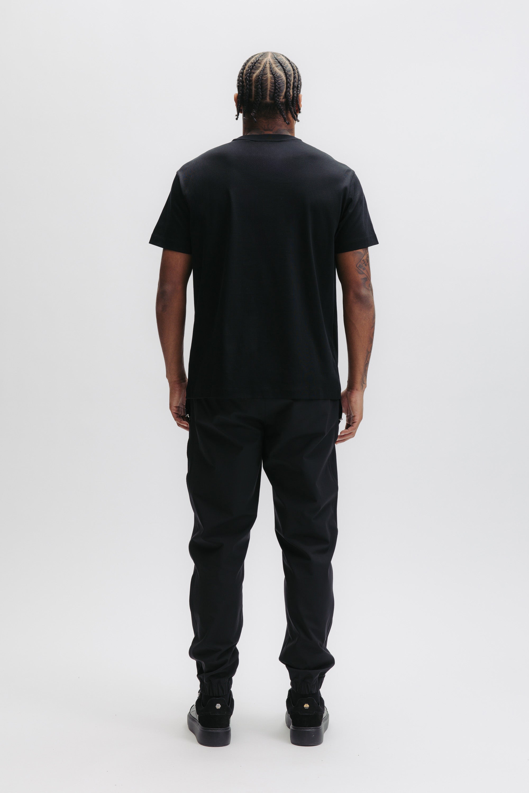 HEX-SERIES MERCERIZED T-SHIRT - JET BLACK