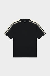 TAPE BOX T-SHIRT - JET BLACK