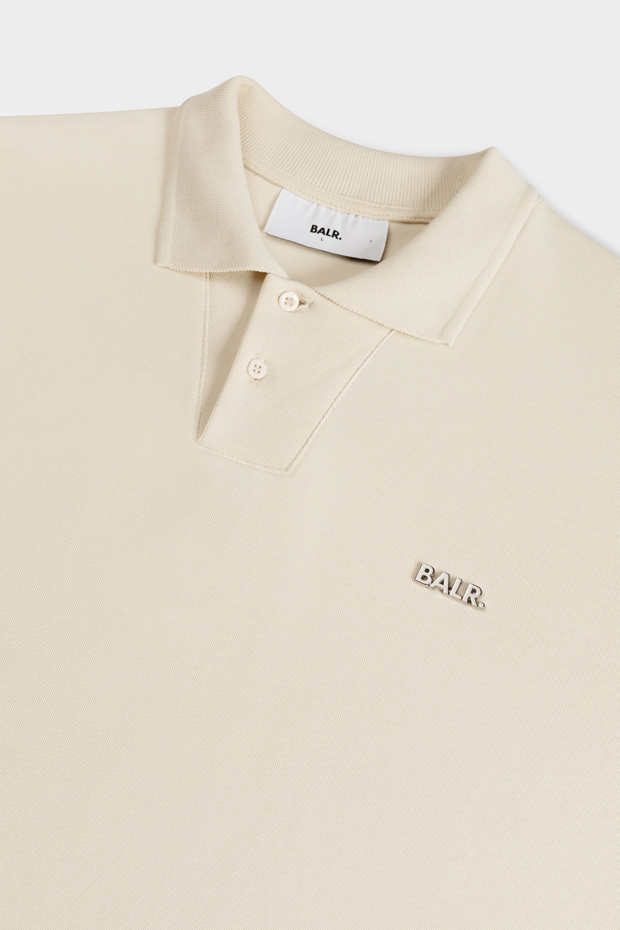 Q SERIES L/S POLO - WHITE SWAN