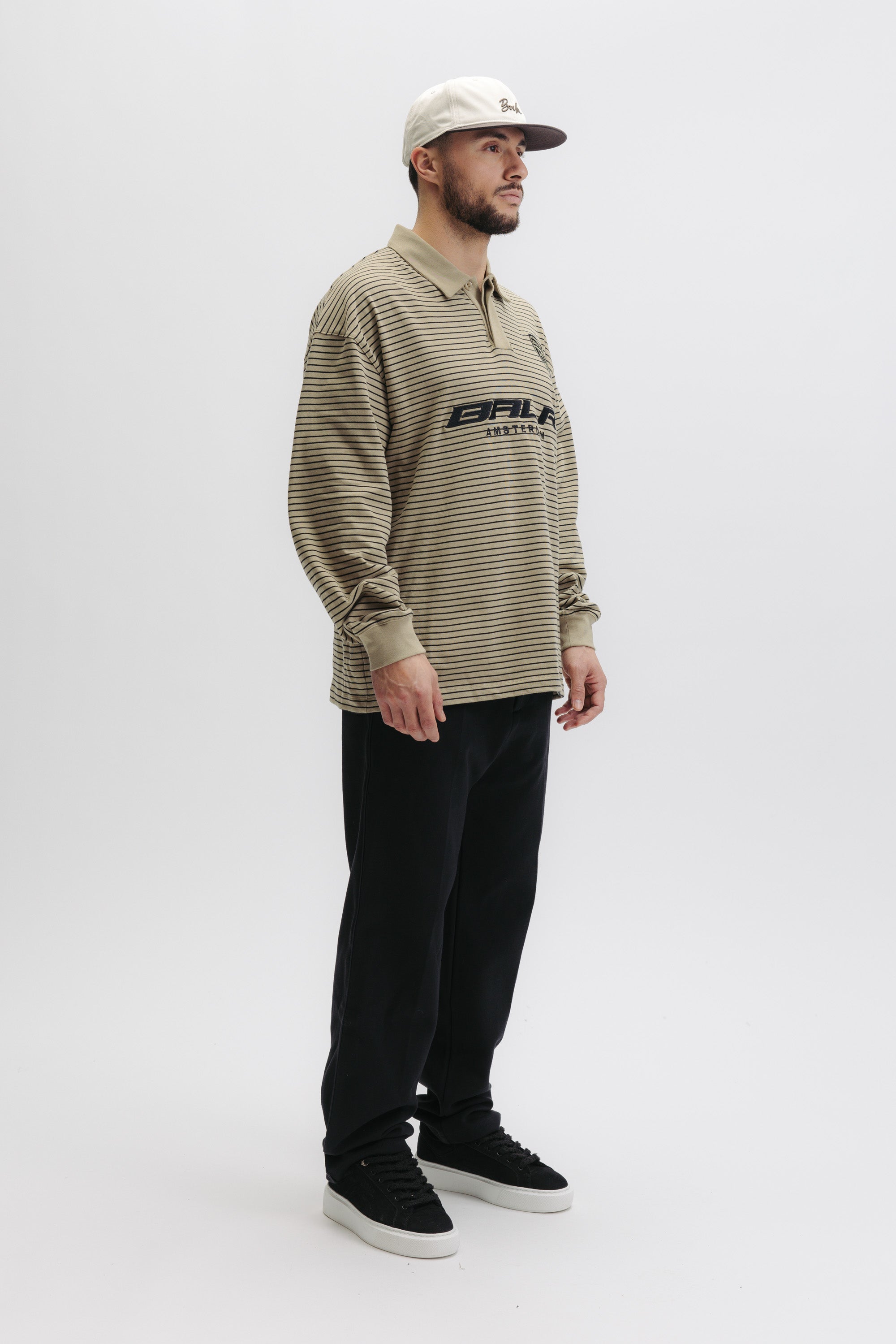 IDENTITY SCRIPT BASEBALL CAP - DEEP BROWN