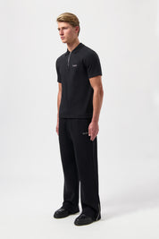 Q-SERIES REGULAR FIT POLO SHIRT JET BLACK