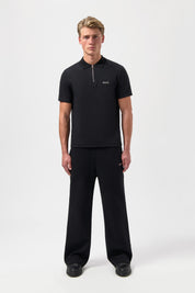 Q-SERIES REGULAR FIT POLO SHIRT JET BLACK