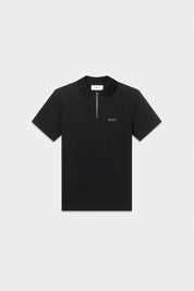 Q-SERIES REGULAR FIT POLO SHIRT JET BLACK