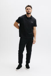 Q SERIES POLO - JET BLACK