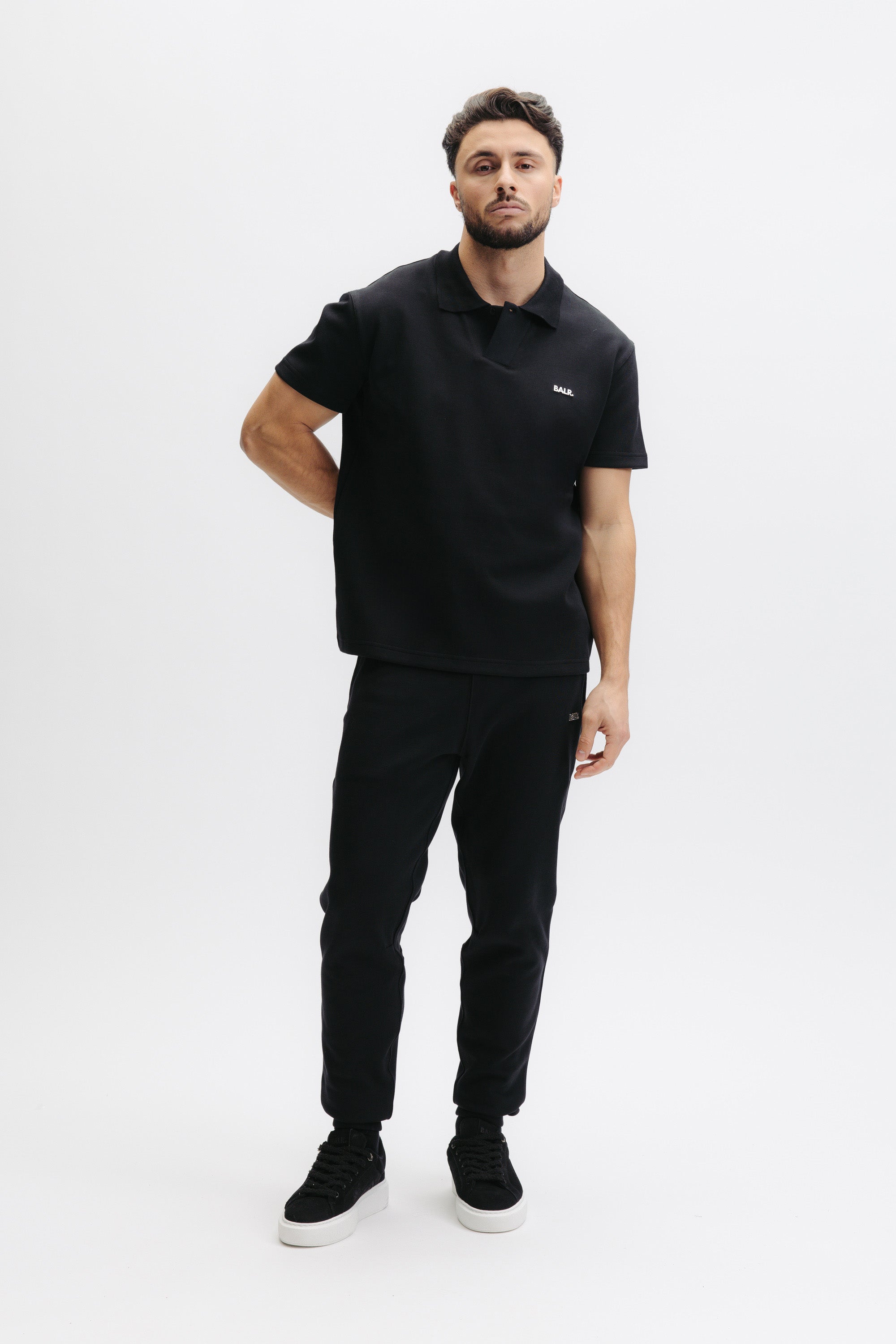 Q SERIES POLO - JET BLACK