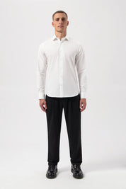 HEX-SERIES SLIM SHIRT-BRIGHT WHITE