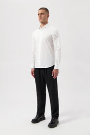 HEX-SERIES SLIM SHIRT-BRIGHT WHITE