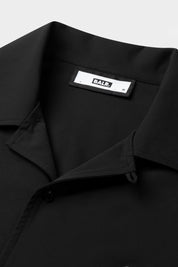 HEX-SERIES RELAXED SHORT SLEEVE OVERSHIRT-JET BLACK