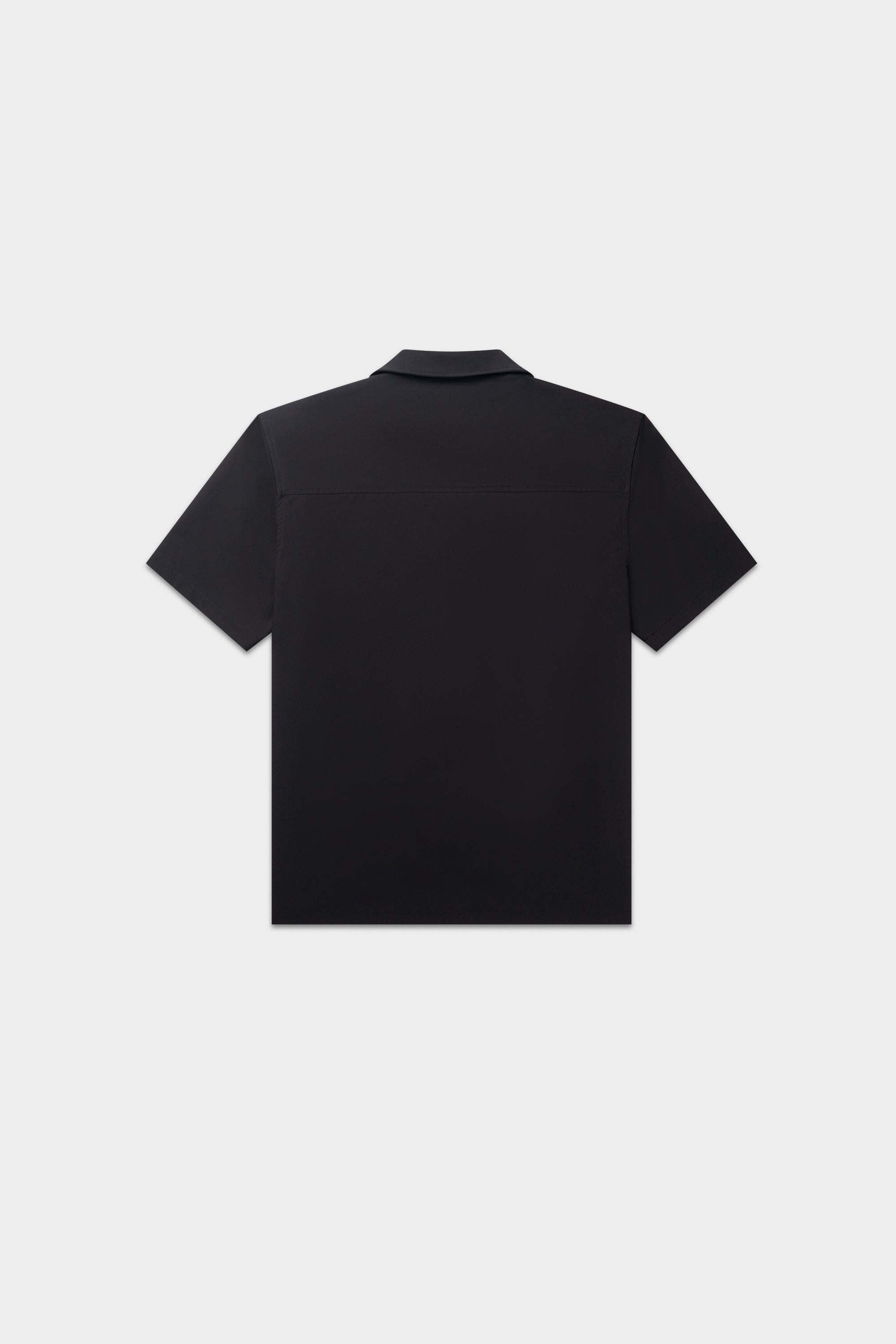 HEX-SERIES RELAXED SHORT SLEEVE OVERSHIRT-JET BLACK