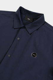 HEX-SERIES RELAXED SHORT SLEEVE OVERSHIRT - EBONY BUE