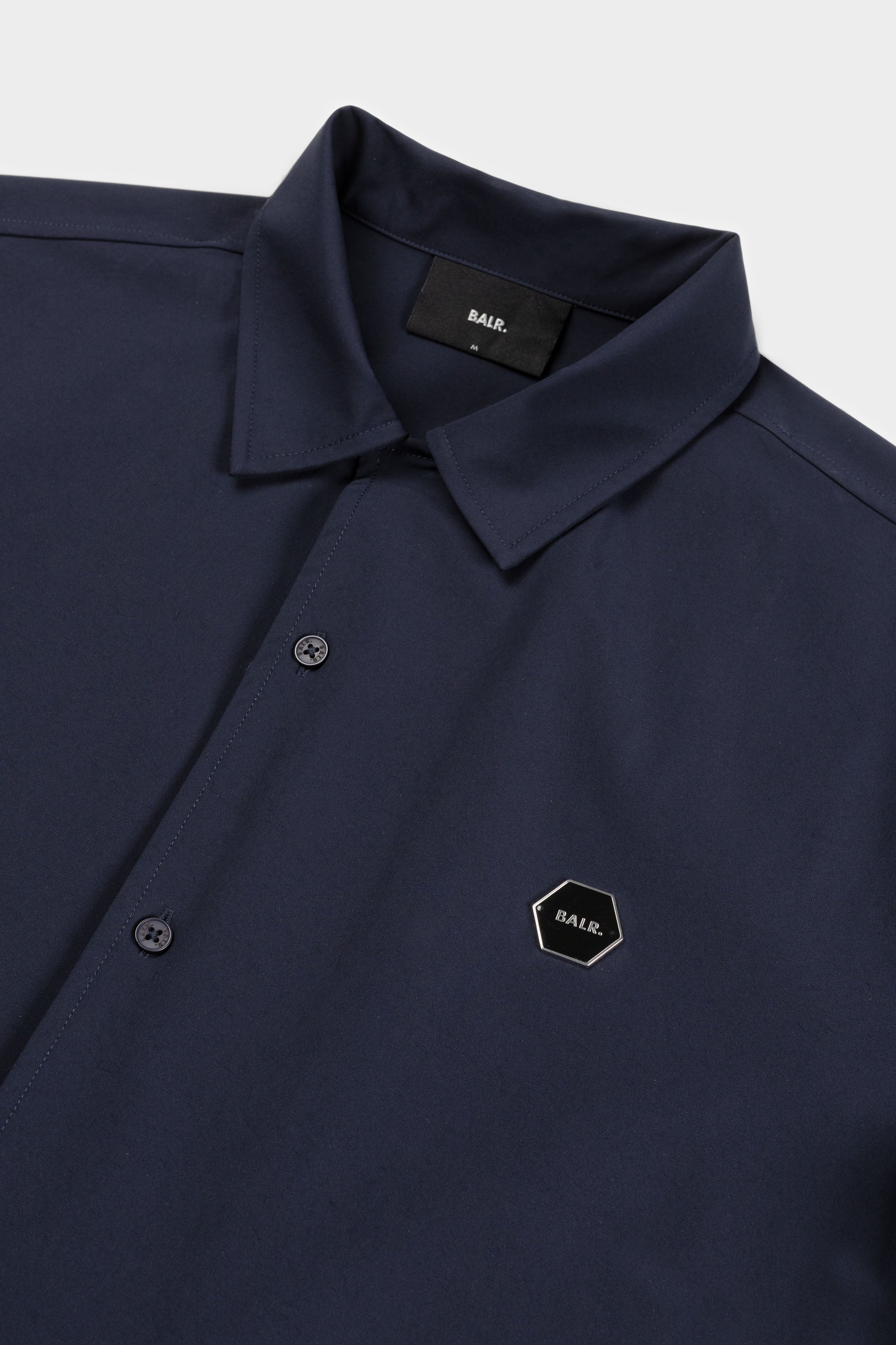 HEX-SERIES RELAXED SHORT SLEEVE OVERSHIRT - EBONY BUE