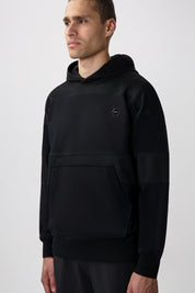 HEXLINE BOX FIT HOODIE-Jet Black