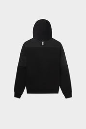 HEXLINE BOX FIT HOODIE-Jet Black