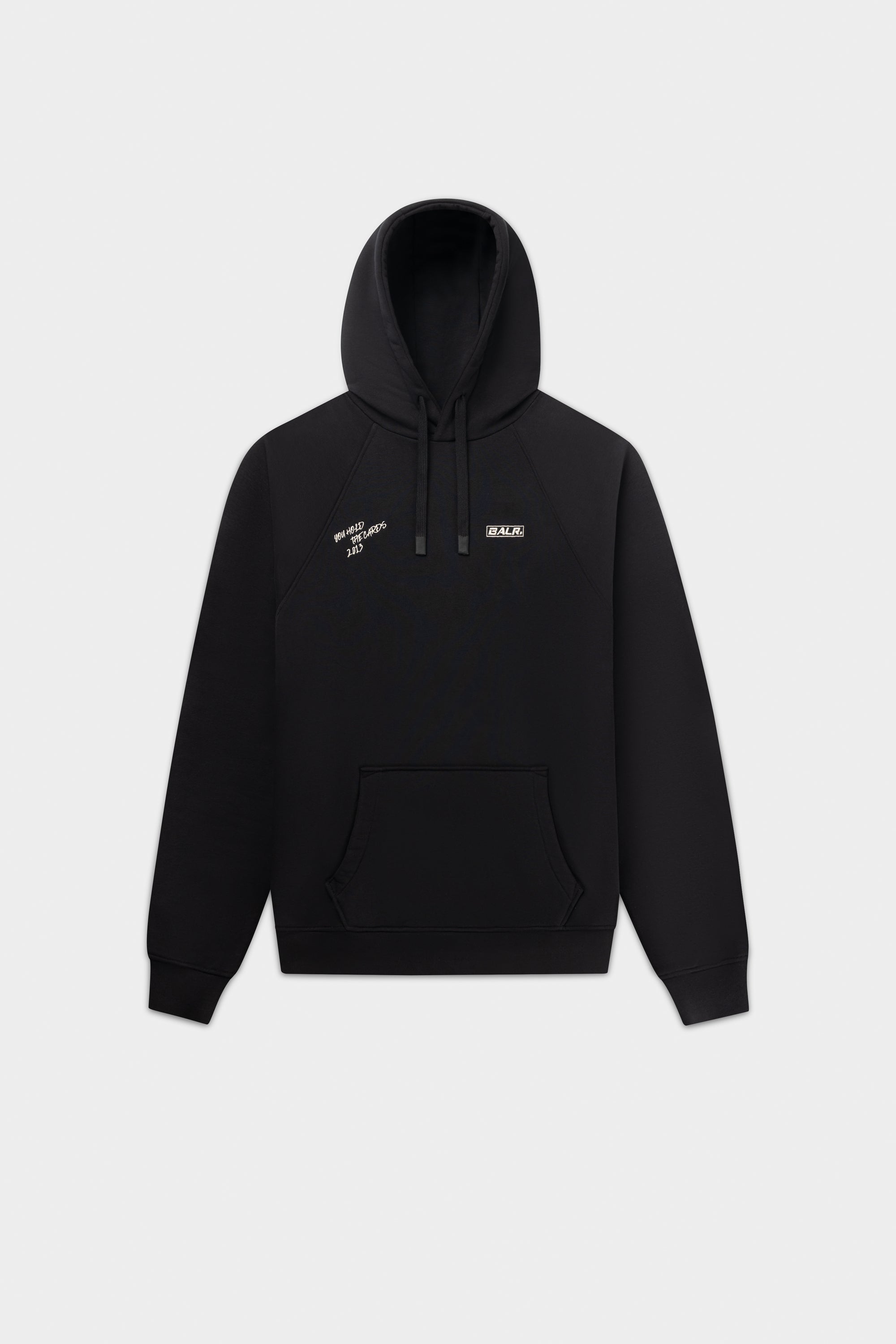 THE CLUB BOX FIT HOODIE-Jet Black