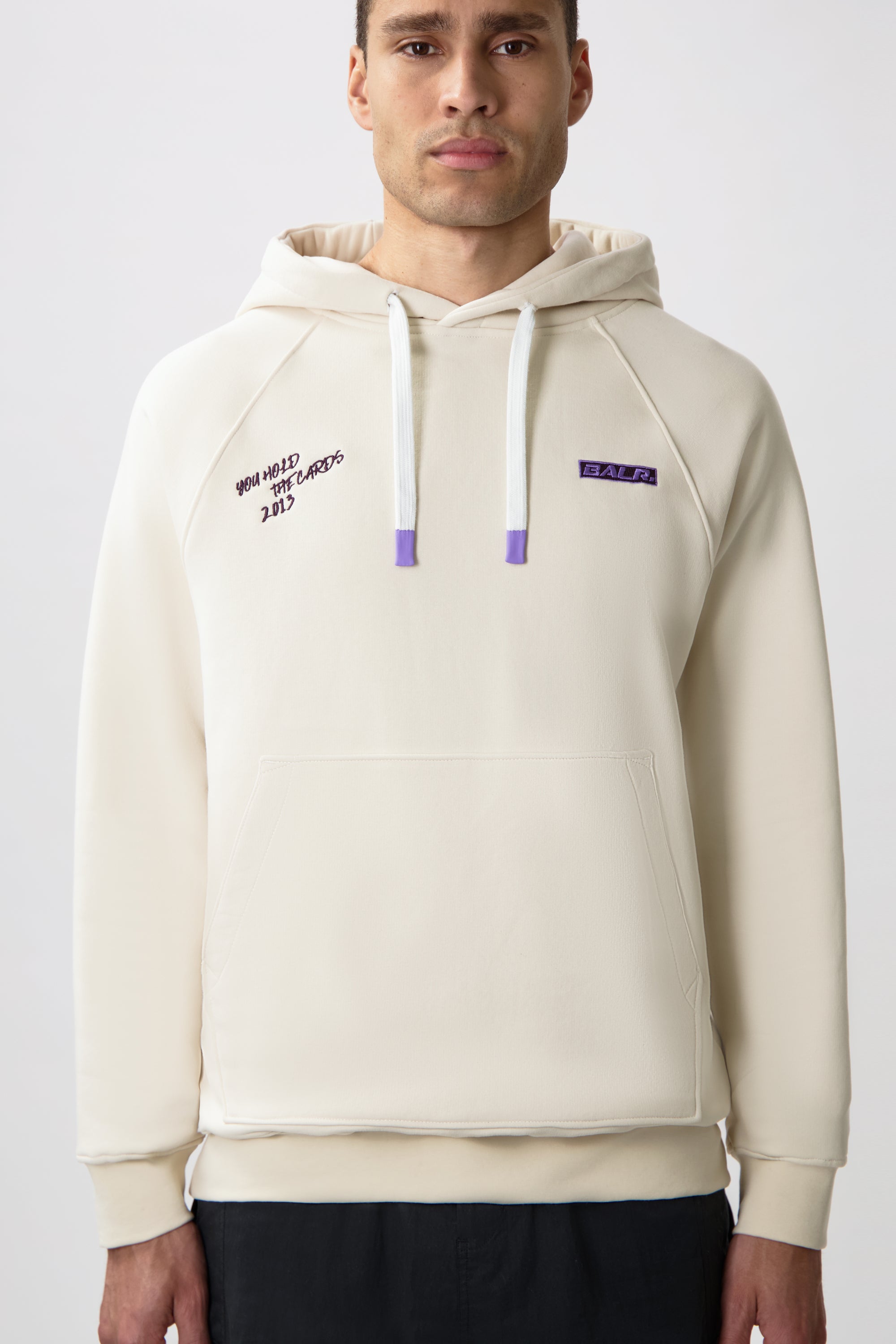 THE CLUB BOX FIT HOODIE-White Swan