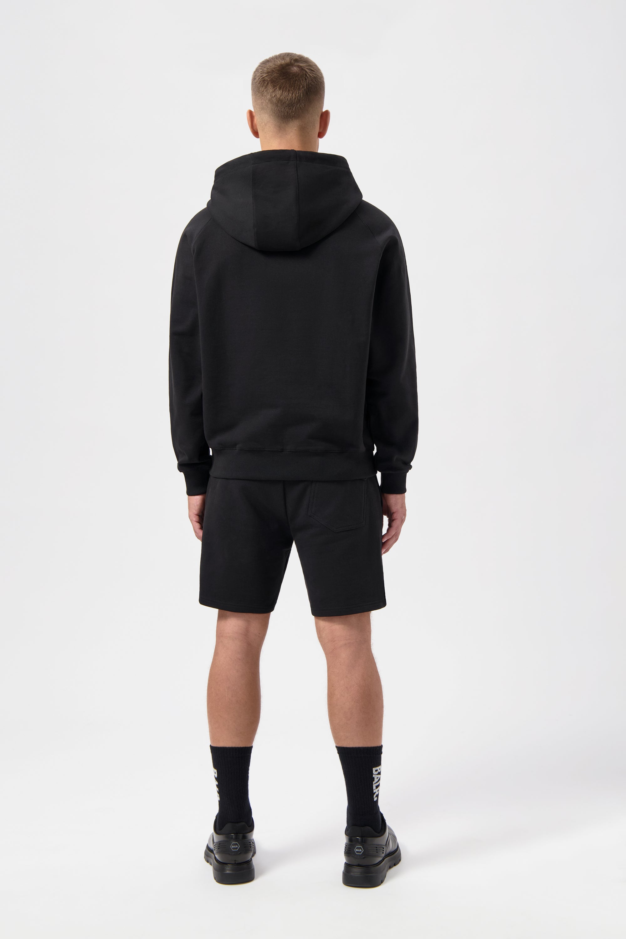 LOGO HOODIE-JET BLACK