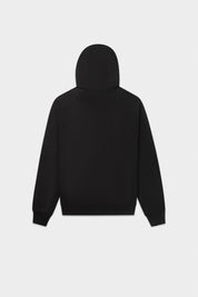 LOGO HOODIE-JET BLACK