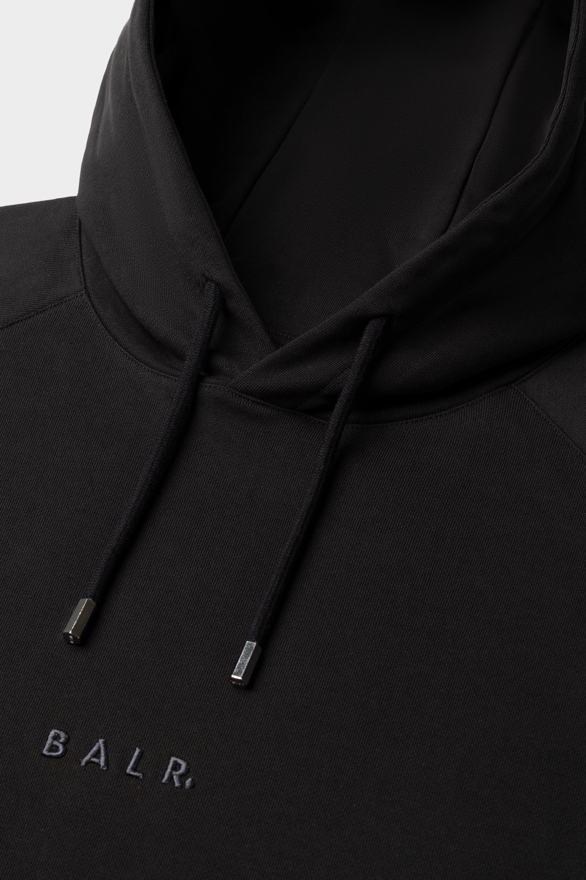 LOGO HOODIE-JET BLACK