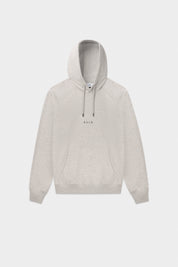 LOGO HOODIE-LT GREY MELANGE