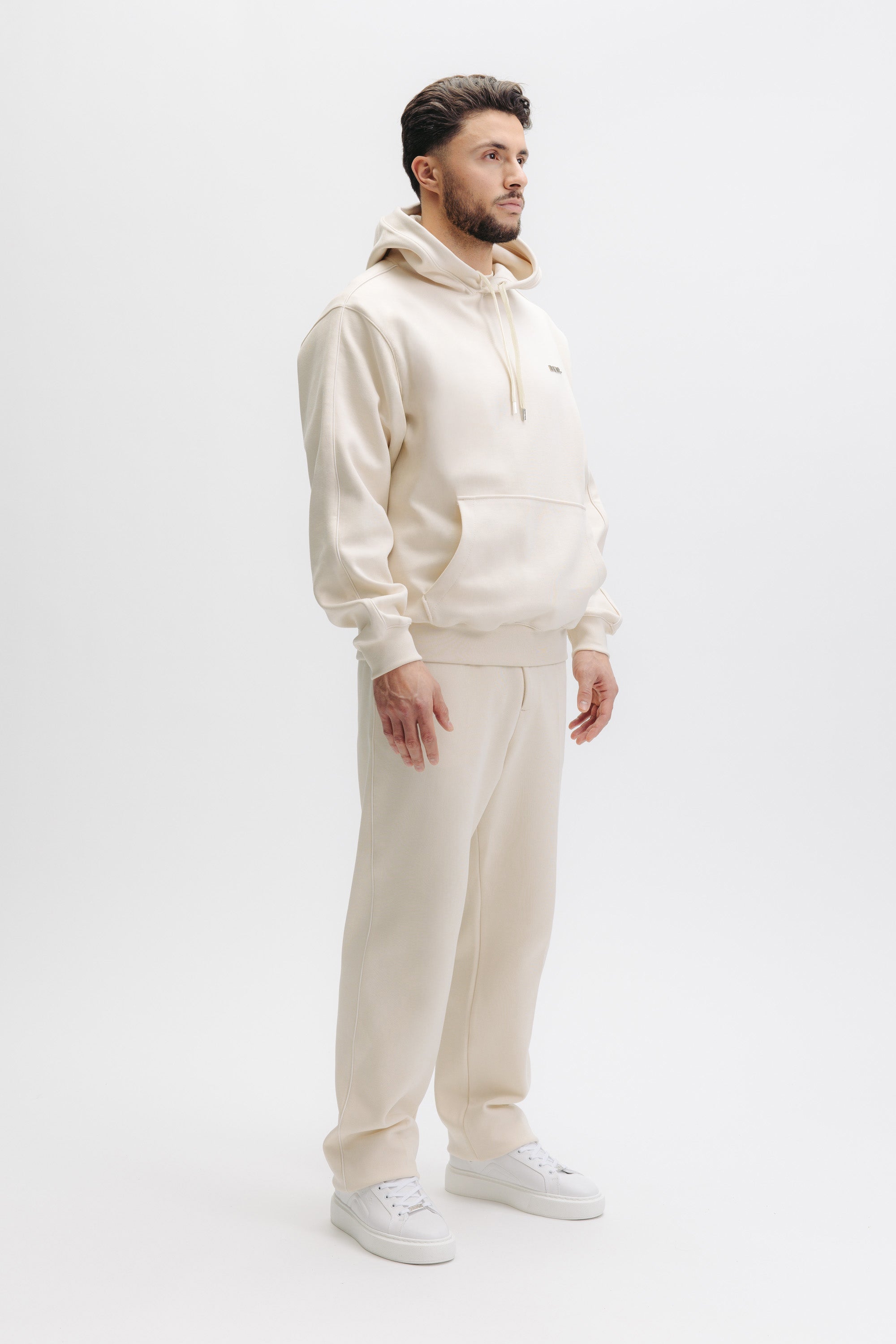 Q SERIES HOODIE - WHITE SWAN