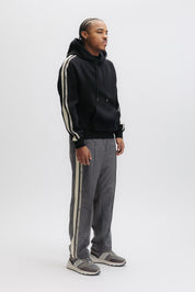 TAPE HOODIE - JET BLACK