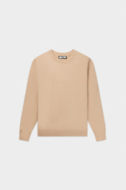 GAME DAY BOX FIT CREWNECK-SESAME