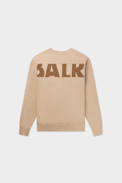 GAME DAY BOX FIT CREWNECK-SESAME