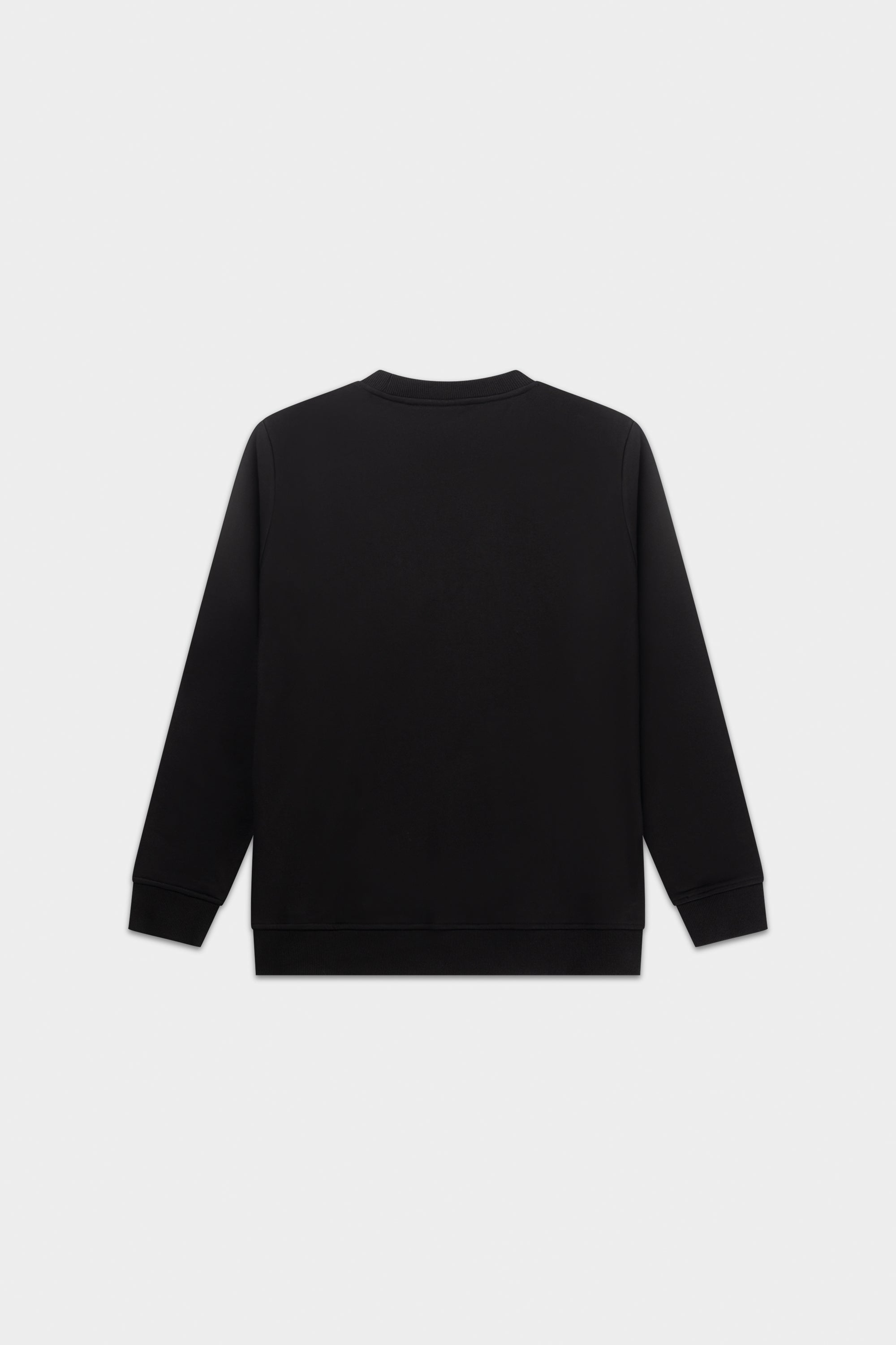 BALR. MONOGRAM EMBRO REGULAR FIT CREWNECK-Jet Black/Phantom