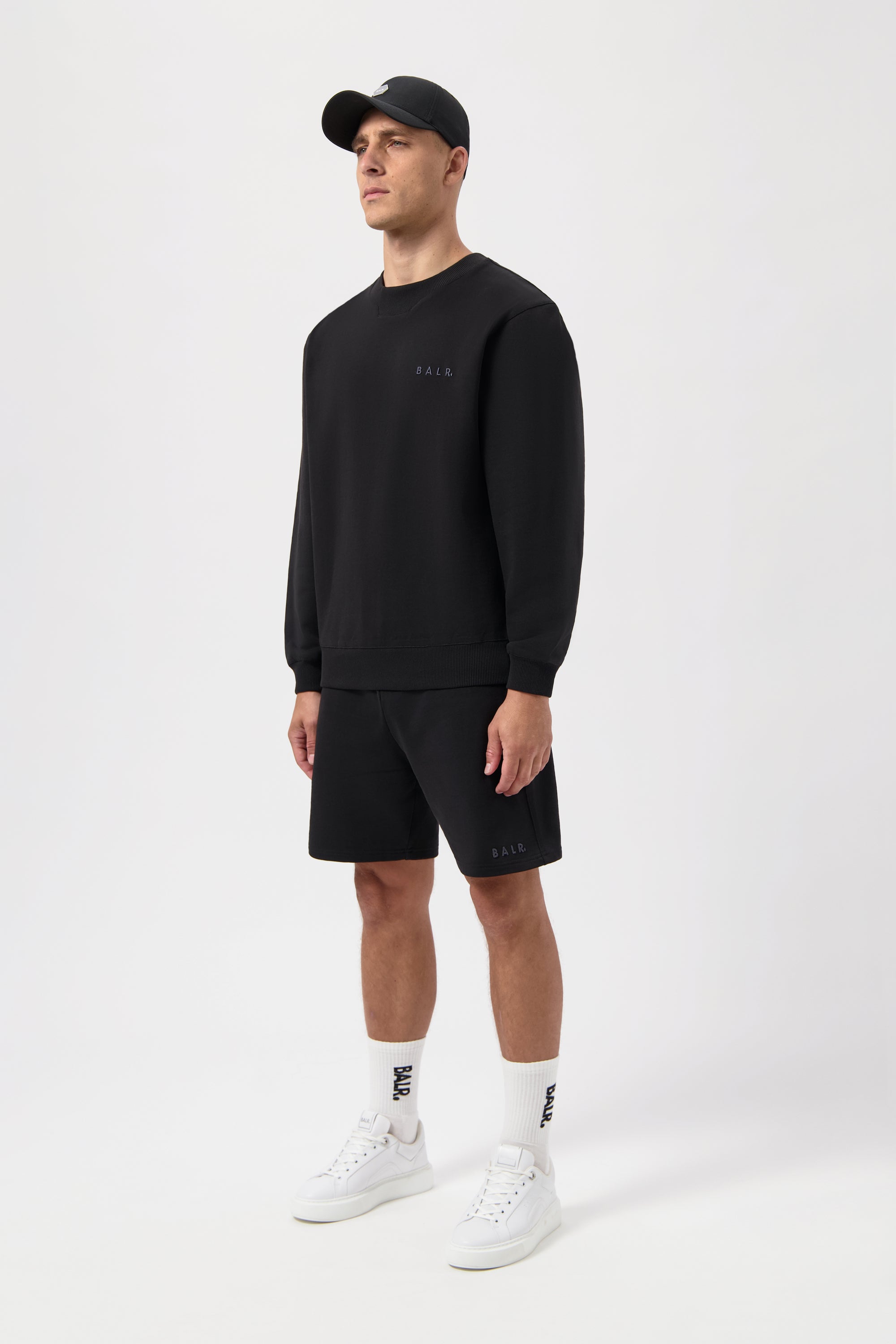 LOGO CREWNECK-JET BLACK