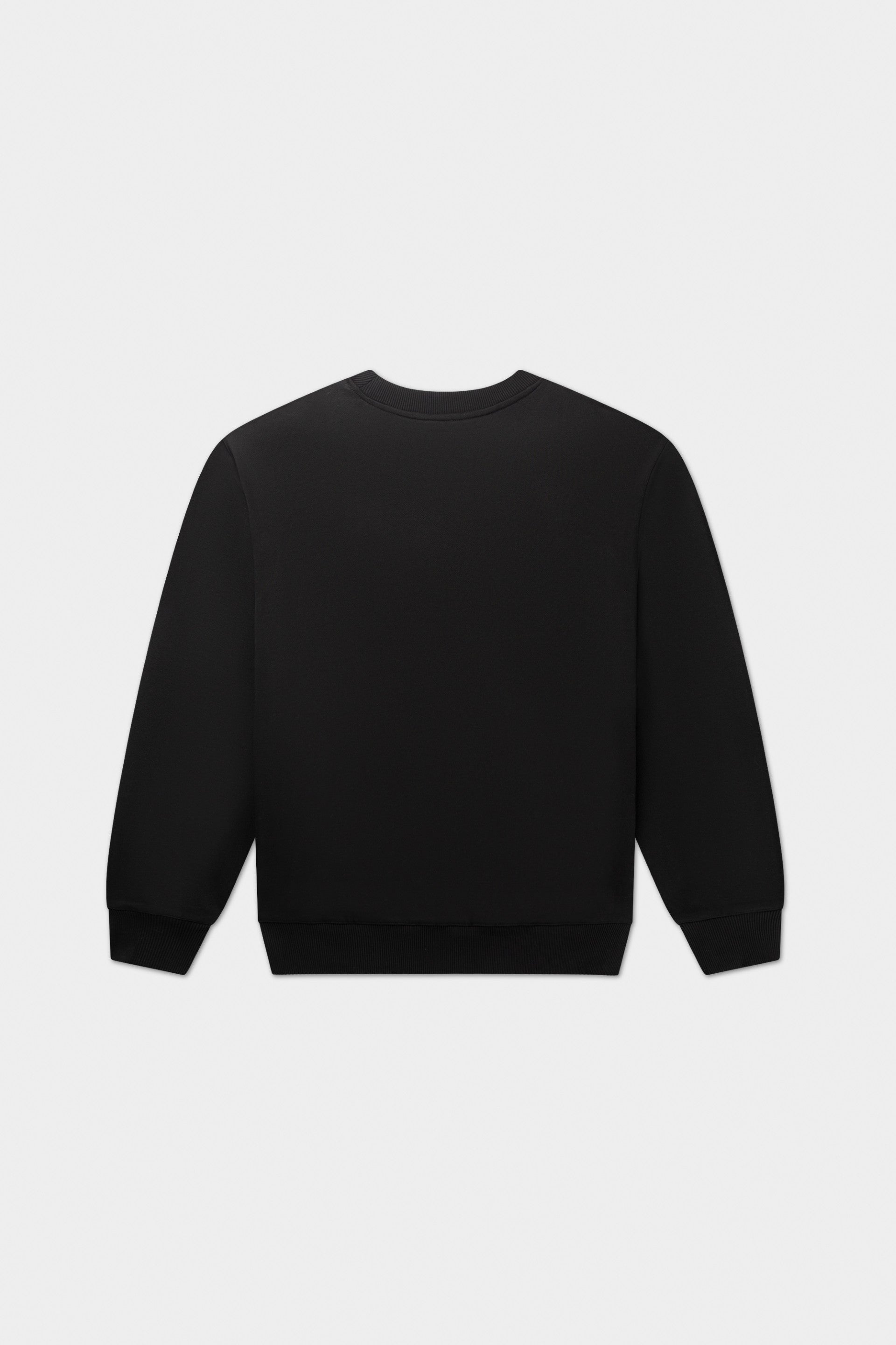 LOGO CREWNECK-JET BLACK