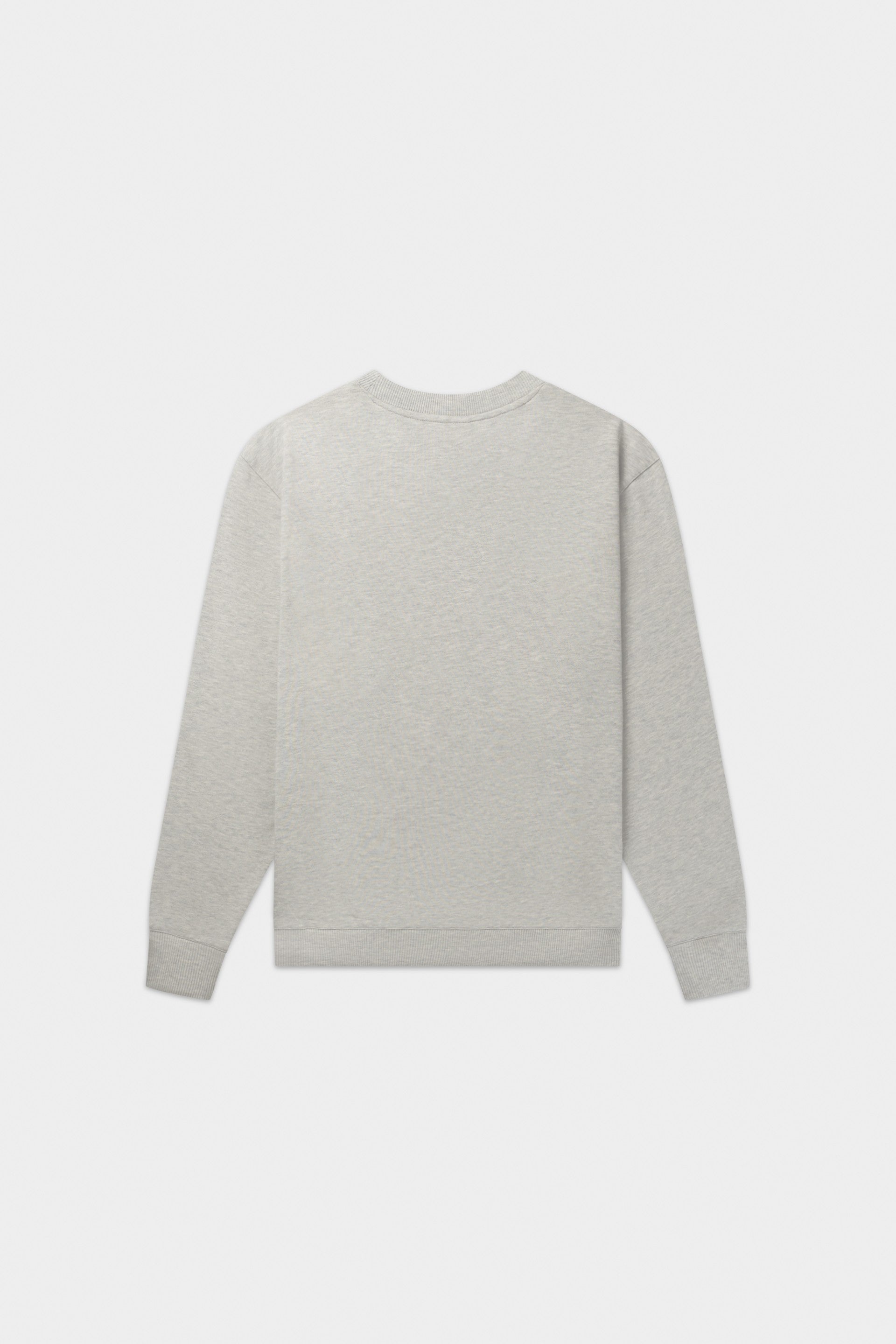 LOGO CREWNECK-LT GREY MELANGE