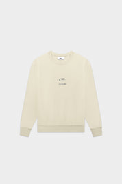 METALLIC CREWNECK-LIGHT BEIGE