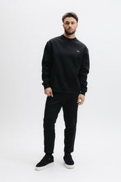 Q SERIES CREWNECK - JET BLACK