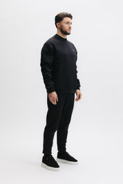Q SERIES CREWNECK - JET BLACK