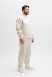 Q SERIES CREWNECK - WHITE SWAN