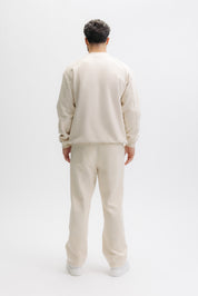 Q SERIES CREWNECK - WHITE SWAN