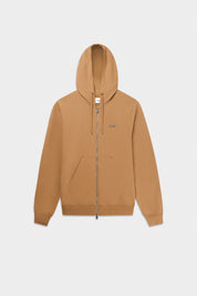 Q-SERIES REGULAR FIT ZIP THROUGH HOODIE-TOASTED COCONUT