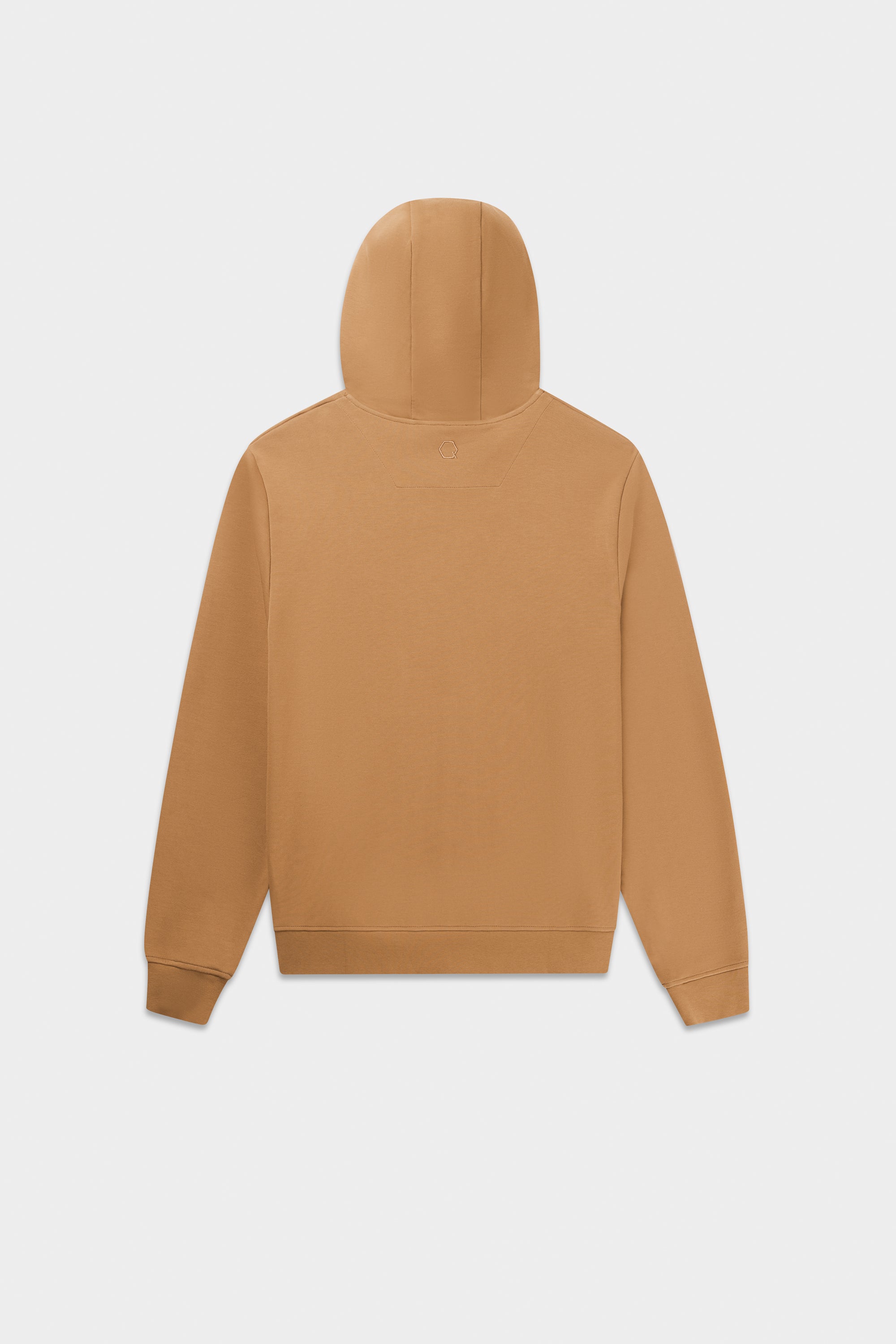 Q-SERIES REGULAR FIT ZIP THROUGH HOODIE-TOASTED COCONUT