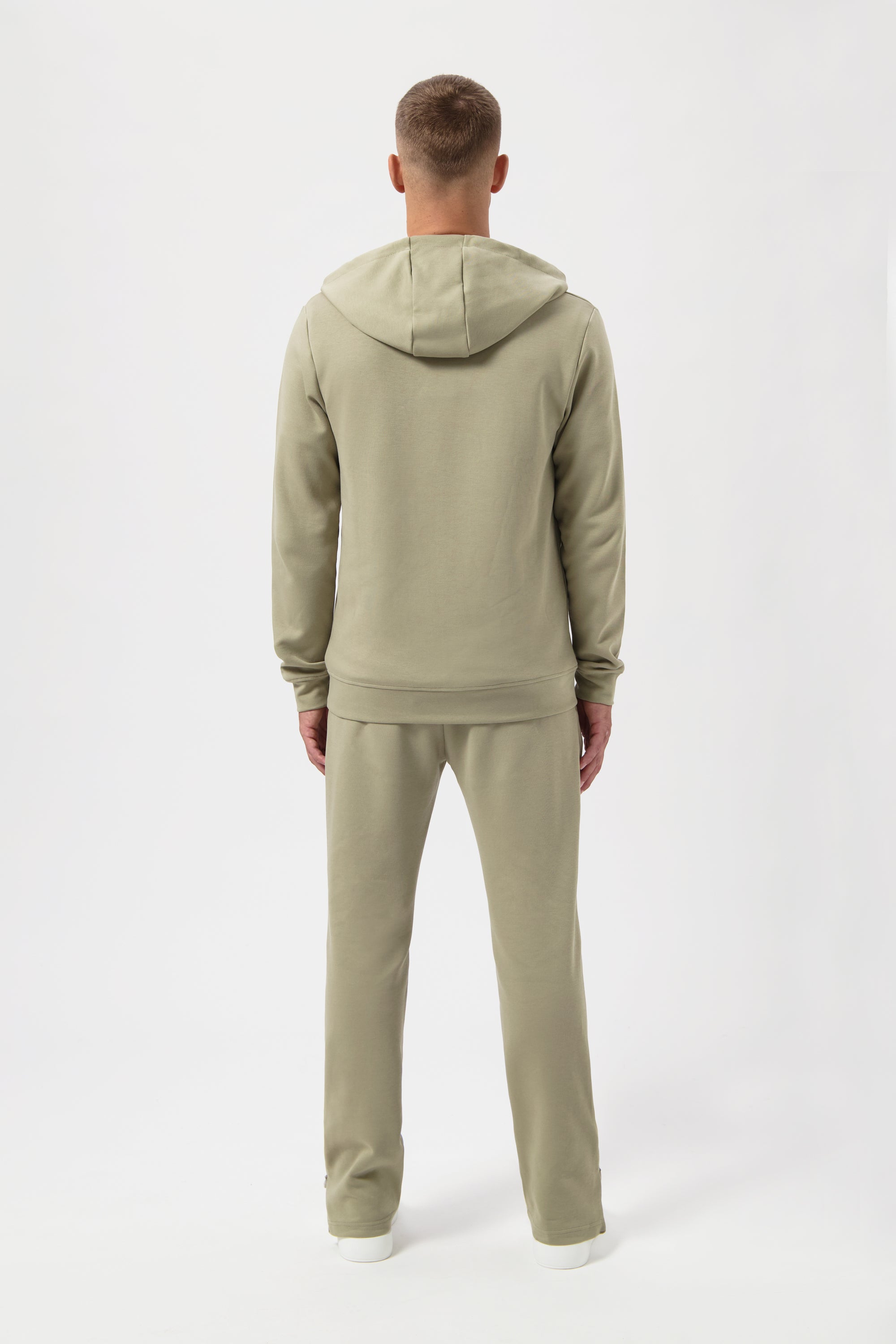 Q-SERIES REGULAR FIT ZIP THROUGH HOODIE-SENECA GREY