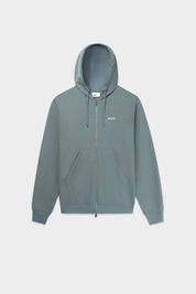 Q-SERIES REGULAR FIT ZIP THROUGH HOODIE-GOBLIN BLUE