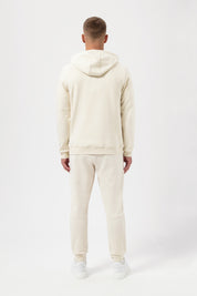 Q-SERIES REGULAR FIT ZIP THROUGH HOODIE WHITE SWAN