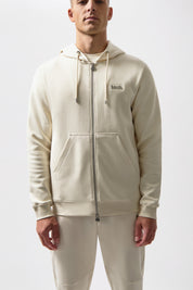 Q-SERIES REGULAR FIT ZIP THROUGH HOODIE WHITE SWAN